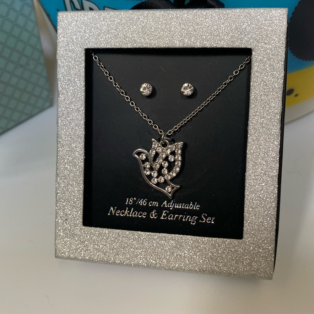 Necklace earrings set